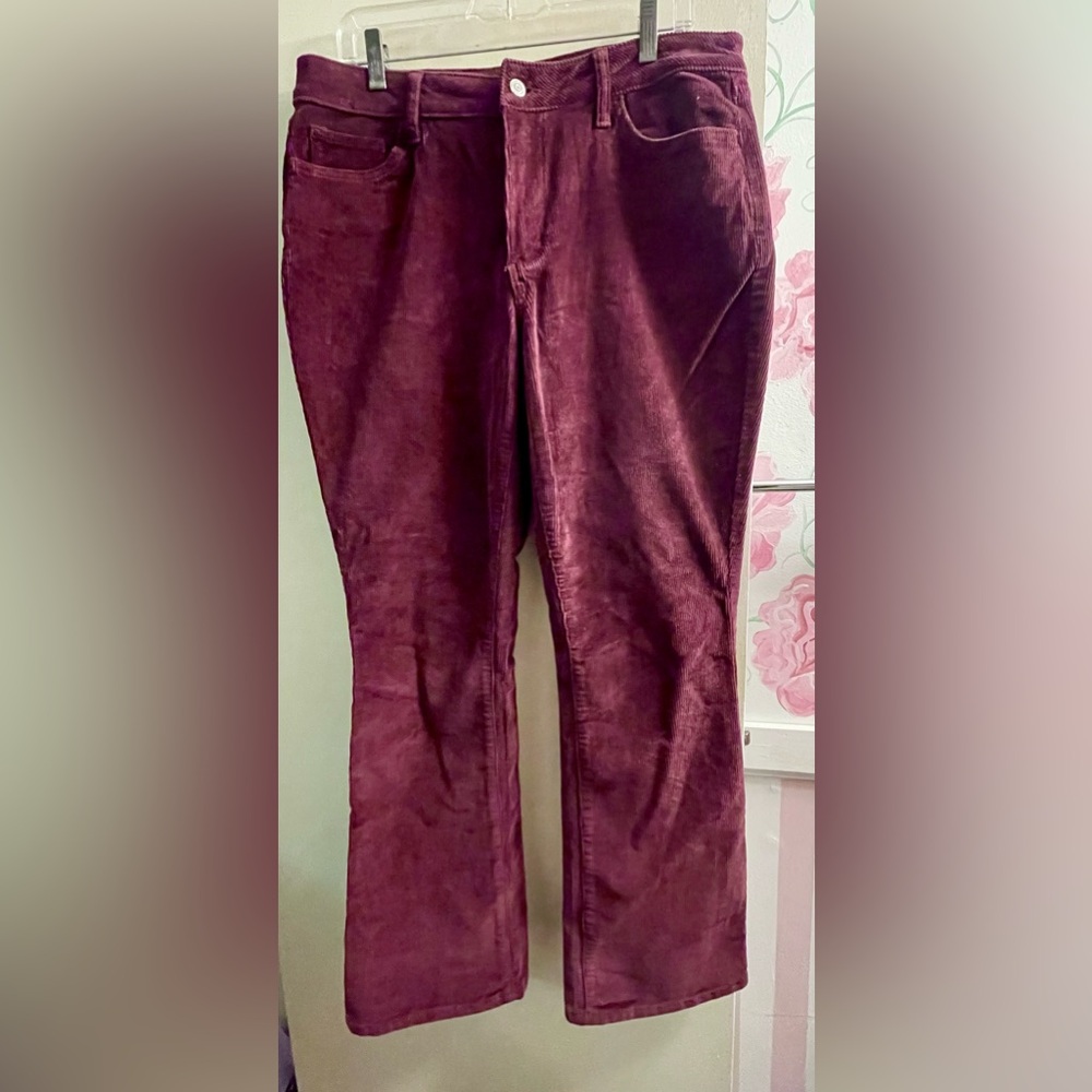 Women's Burgundy Corduroy Bootcut Pants
SIZE 14 / EUC